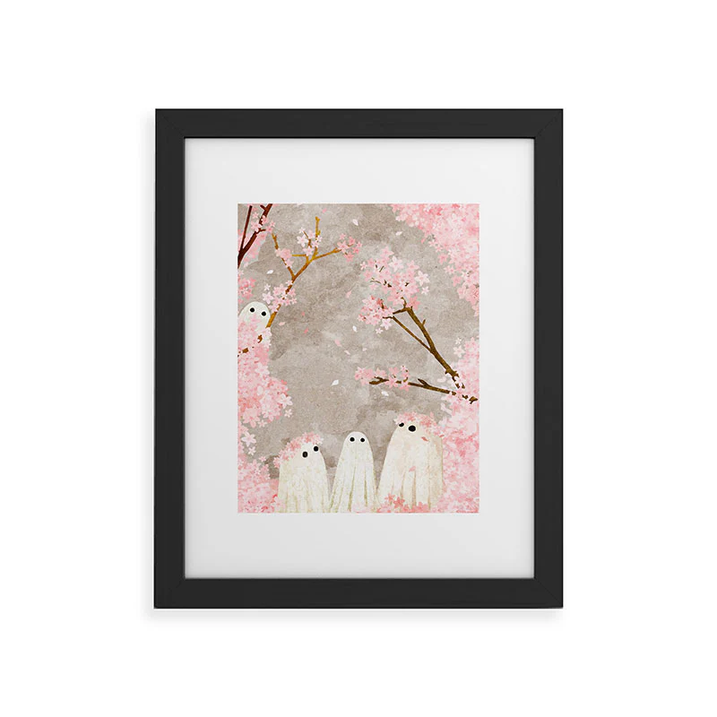 Katherine Blower Designs Cherry Blossom Party Framed Art Print - Image 5