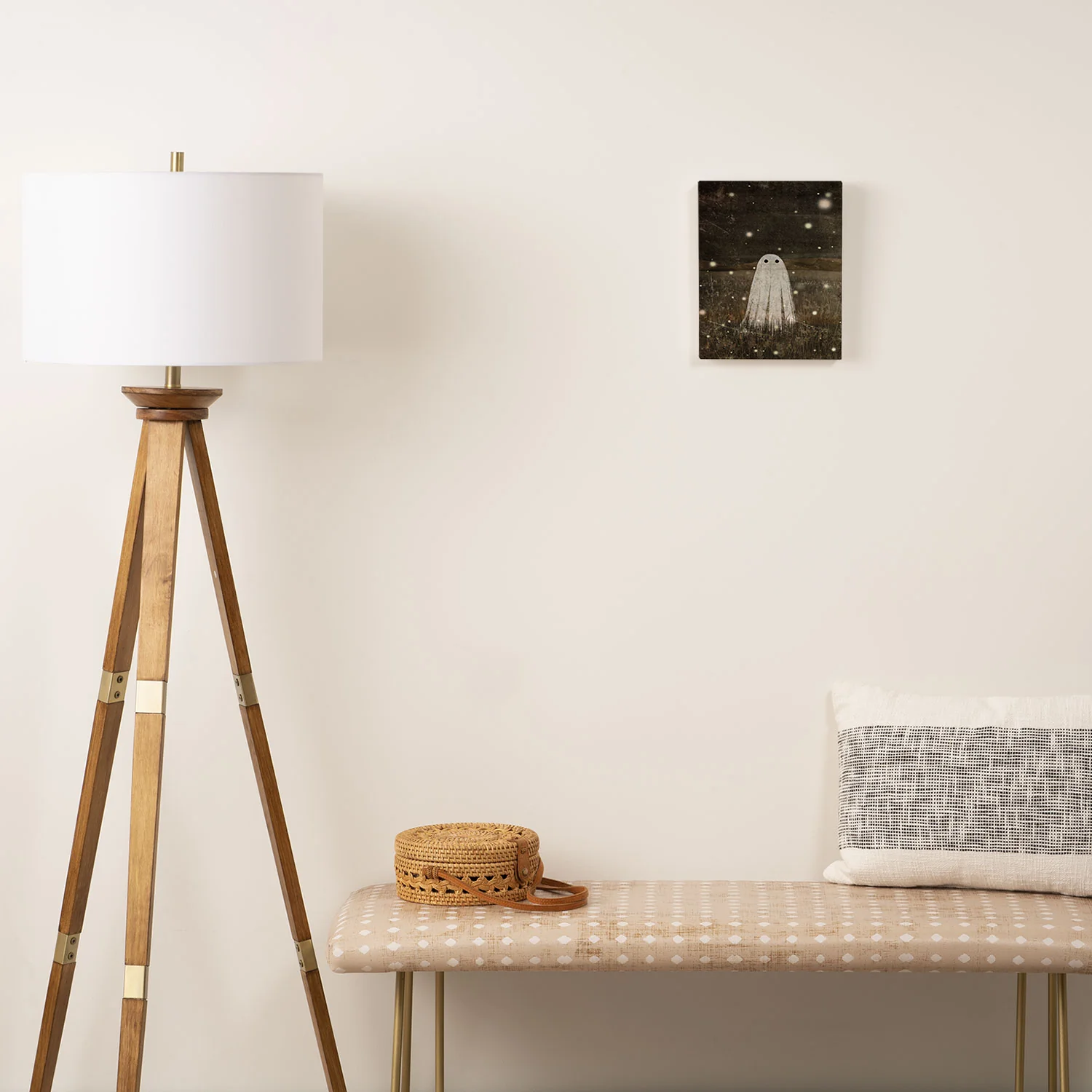 Katherine Blower Designs Night Fireflies Art Canvas - Image 2