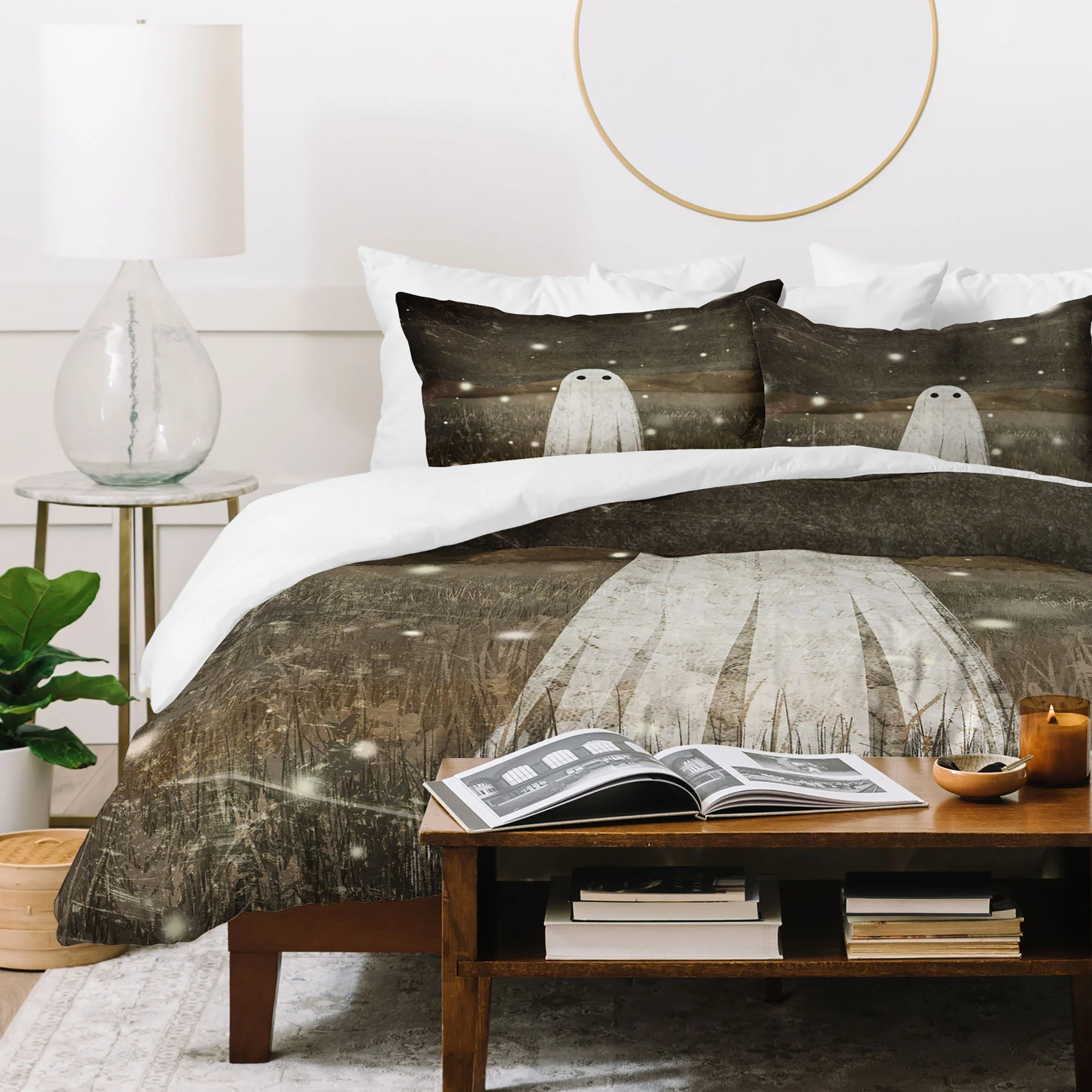Katherine Blower Designs Night Fireflies Duvet Cover - Image 59