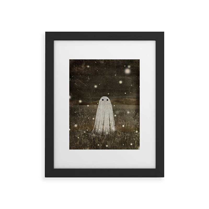 Katherine Blower Designs Night Fireflies Framed Art Print - Image 5
