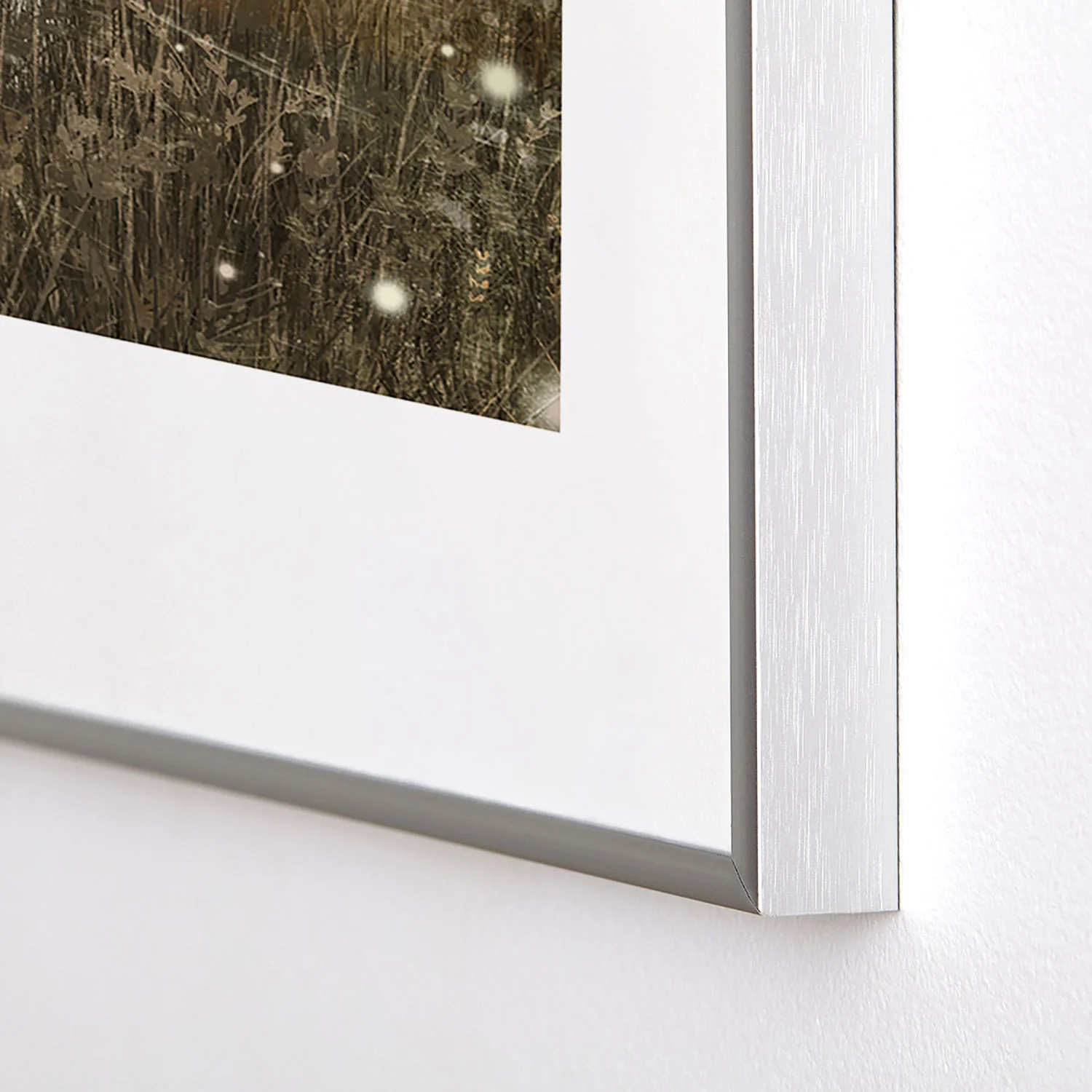 Katherine Blower Designs Night Fireflies Metal Framed Art Print - Image 20