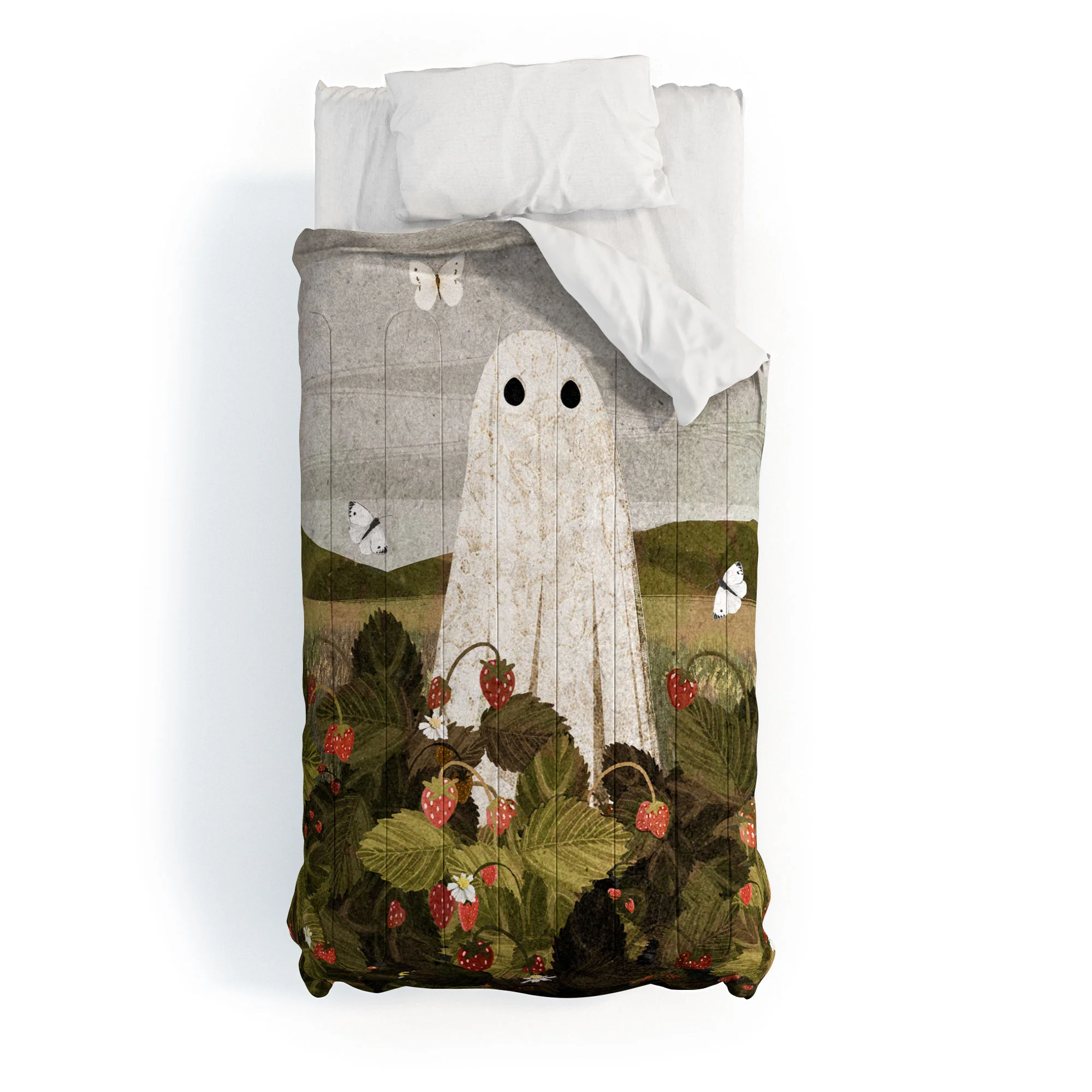 Katherine Blower Designs Strawberry Fields II Comforter - Image 4