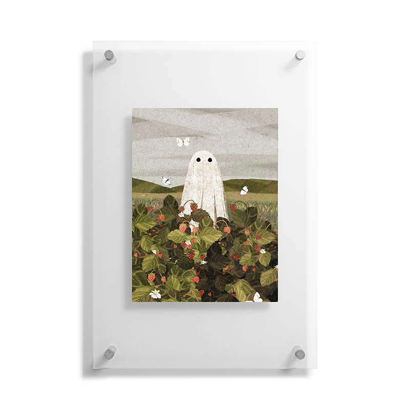 Katherine Blower Designs Strawberry Fields II Floating Acrylic Print - Image 15
