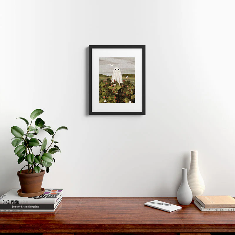 Katherine Blower Designs Strawberry Fields II Framed Art Print - Image 32