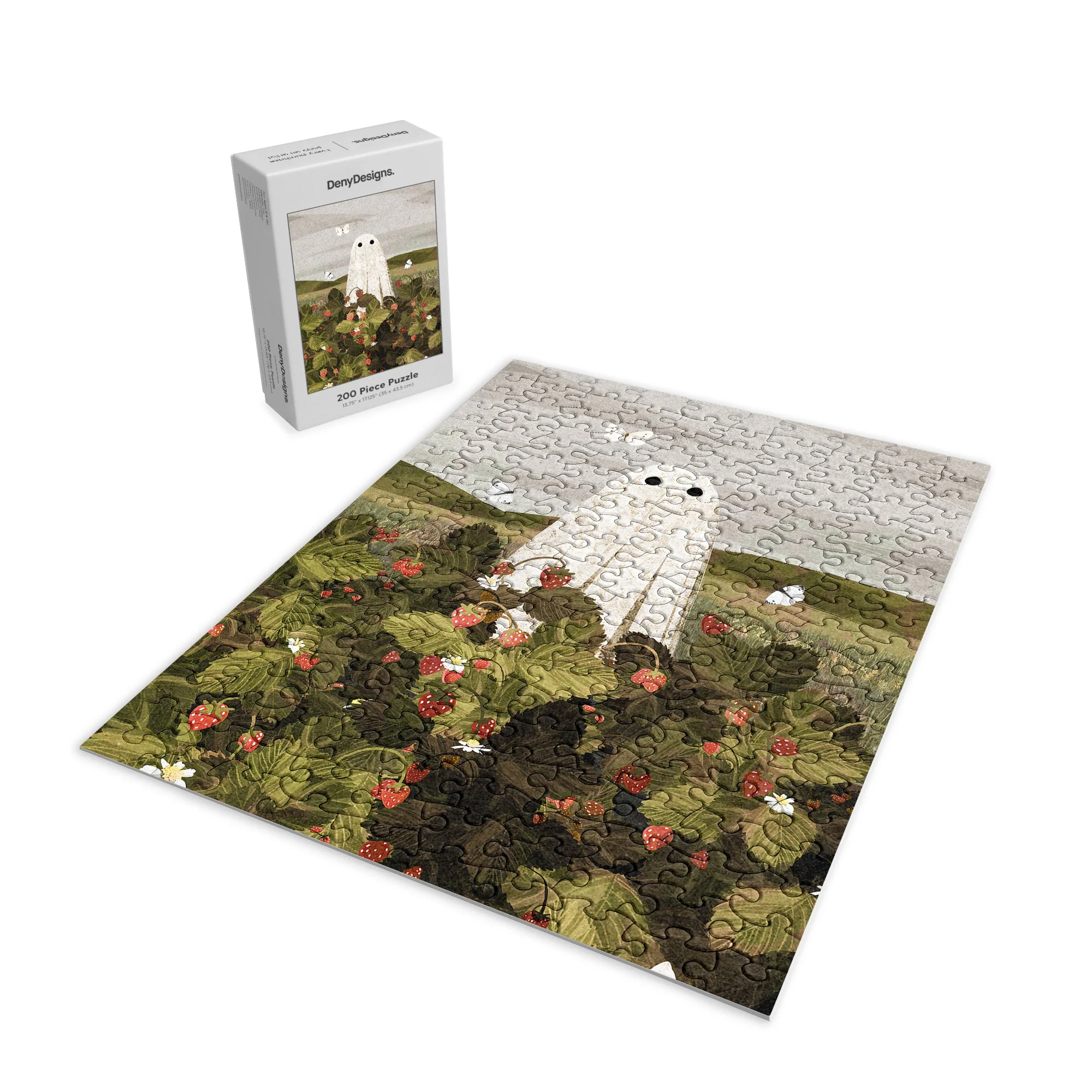 Katherine Blower Designs Strawberry Fields II Puzzle - Image 4