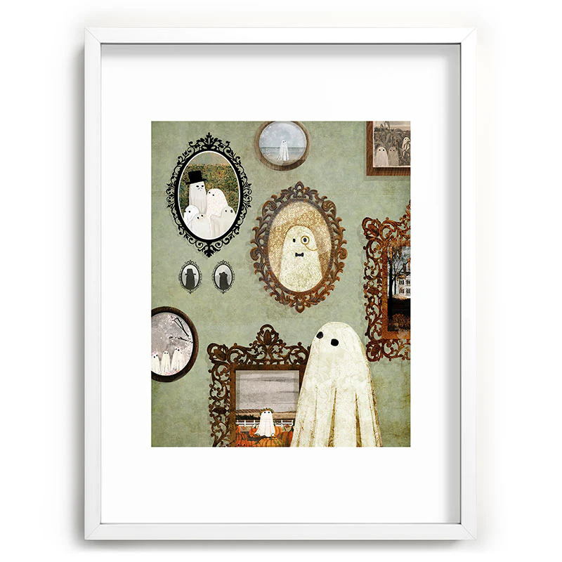 Katherine Blower Designs Theres A Ghost in the Gallery Recessed Framing Rectangle - Image 19
