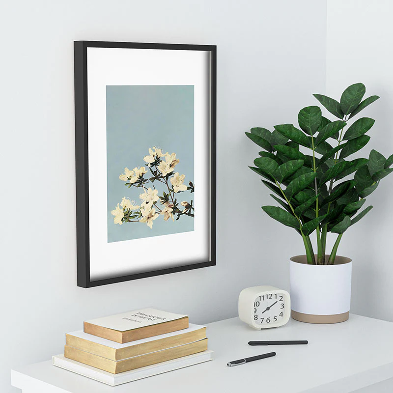 kazegami Japanese Azaleas Recessed Framing Rectangle - Image 18