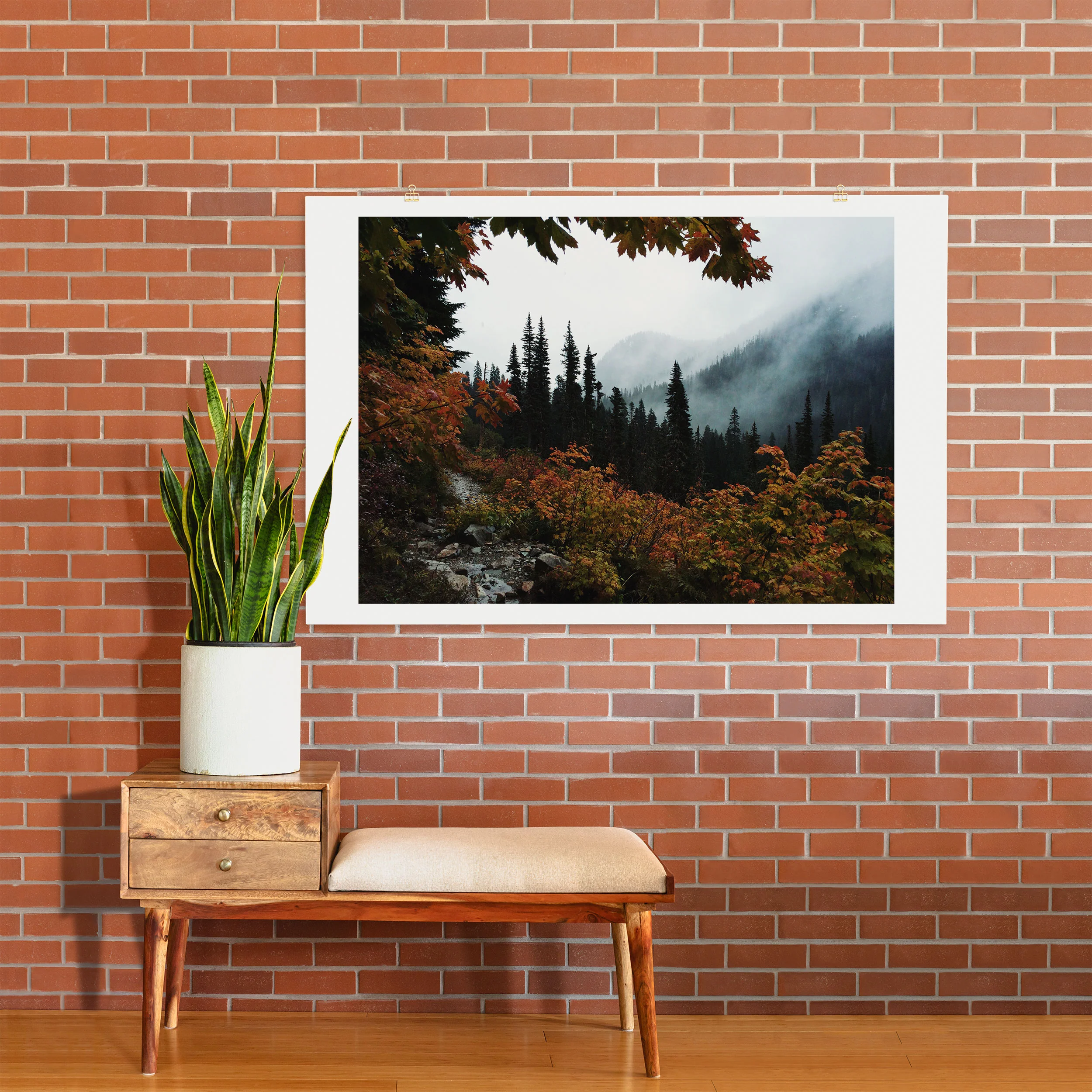 Kevin Russ Fall Framed Trail Art Print - Image 26