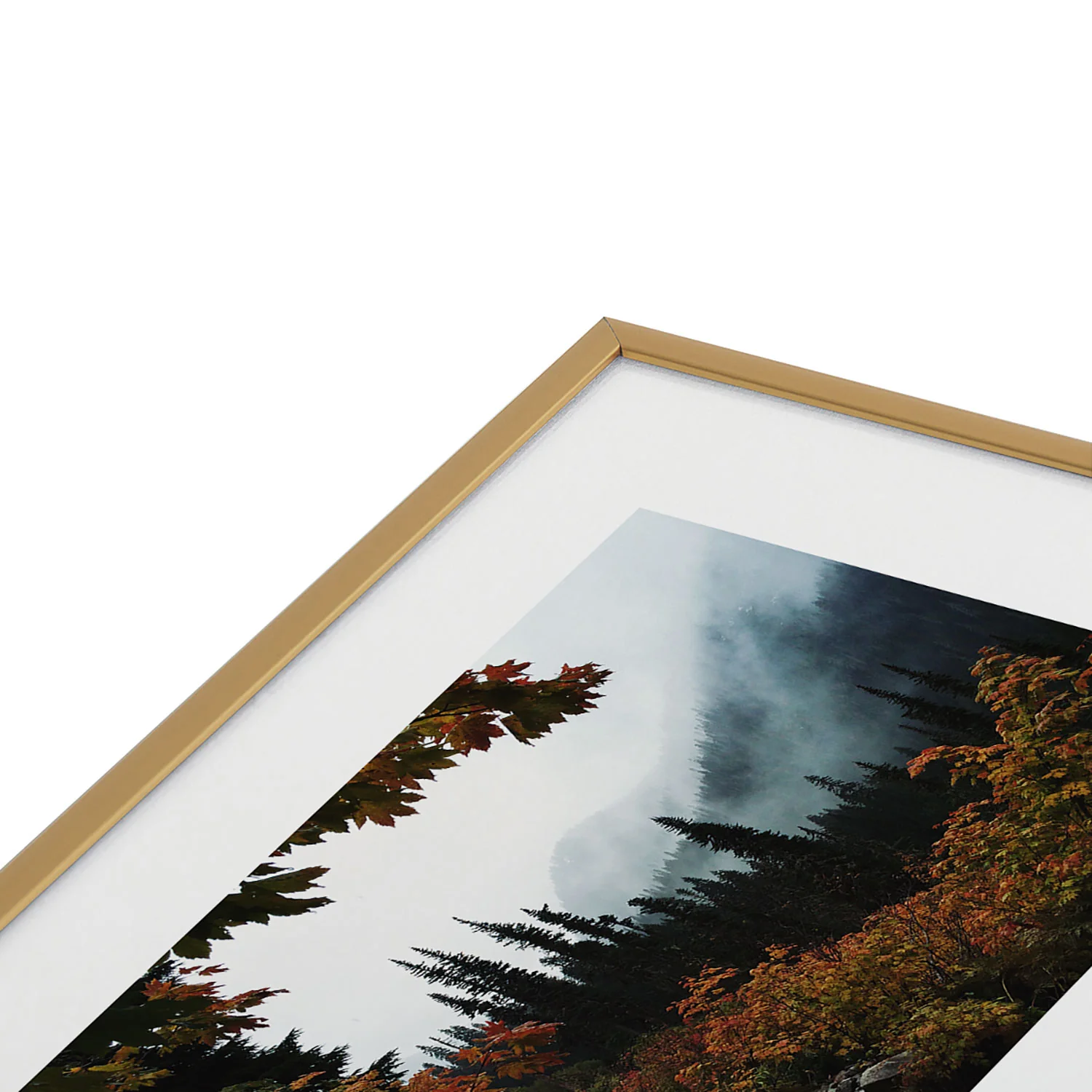Kevin Russ Fall Framed Trail Metal Framed Art Print - Image 3