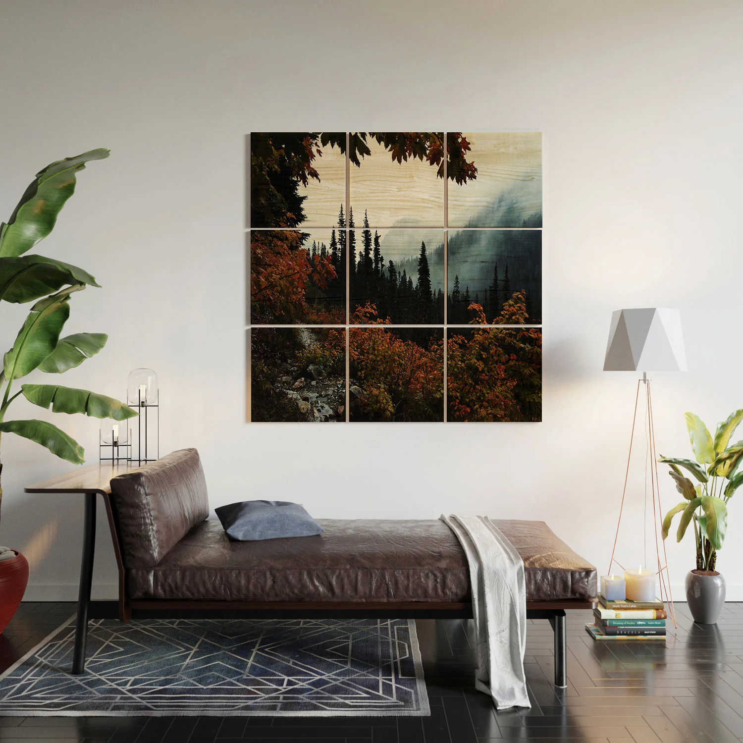 Kevin Russ Fall Framed Trail Wood Wall Mural - Image 5