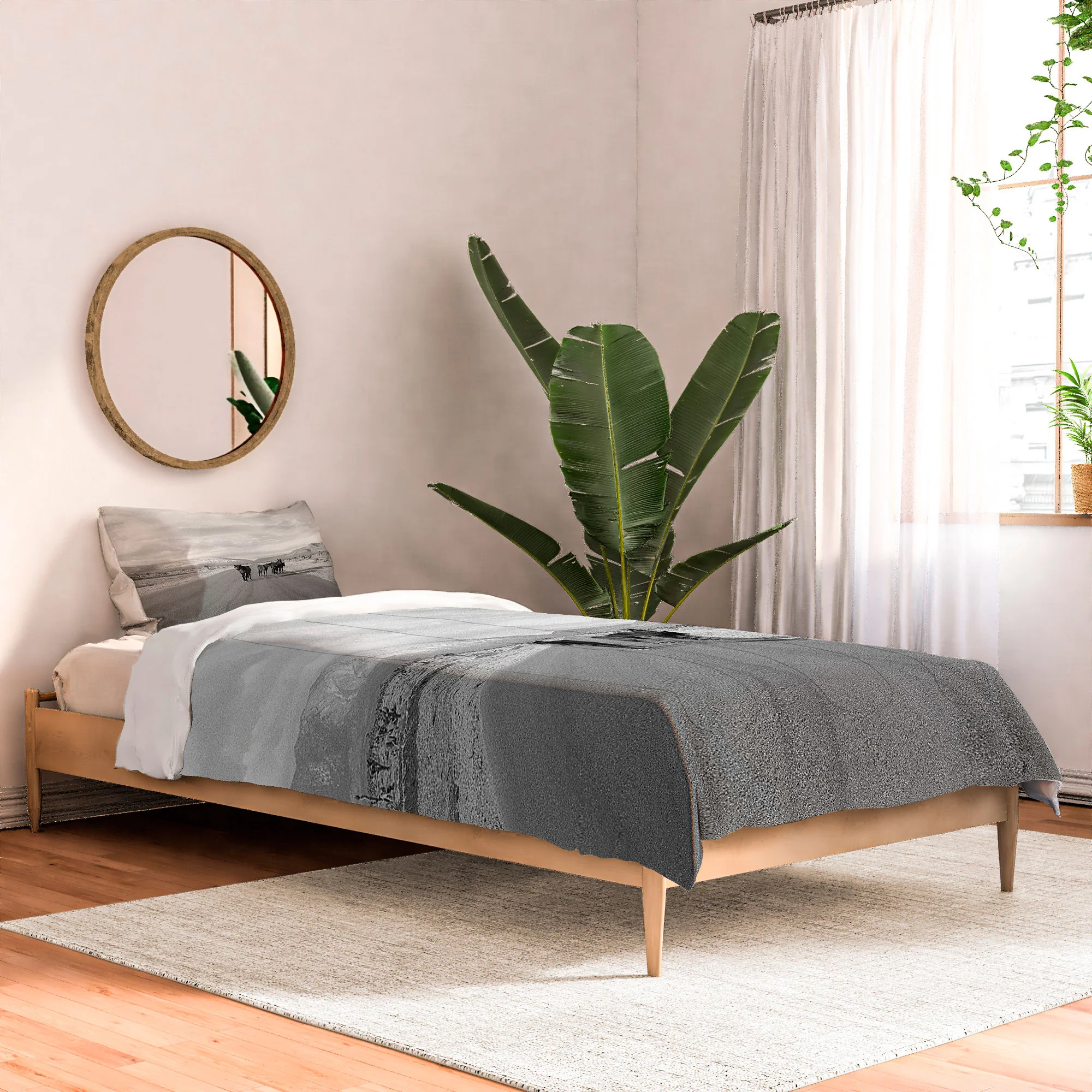 Kevin Russ Spring Mountain Wild Horses Comforter - Image 8