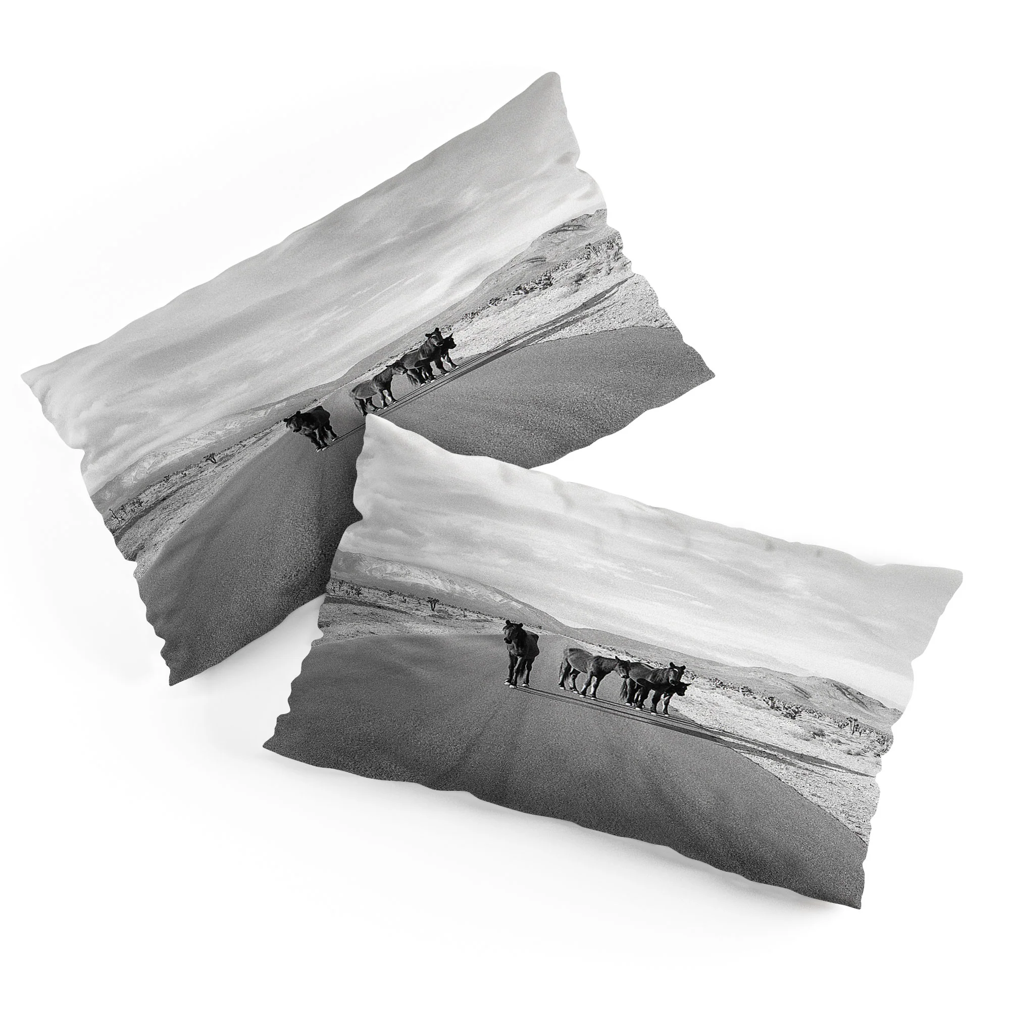 Kevin Russ Spring Mountain Wild Horses Pillow Shams - Image 4