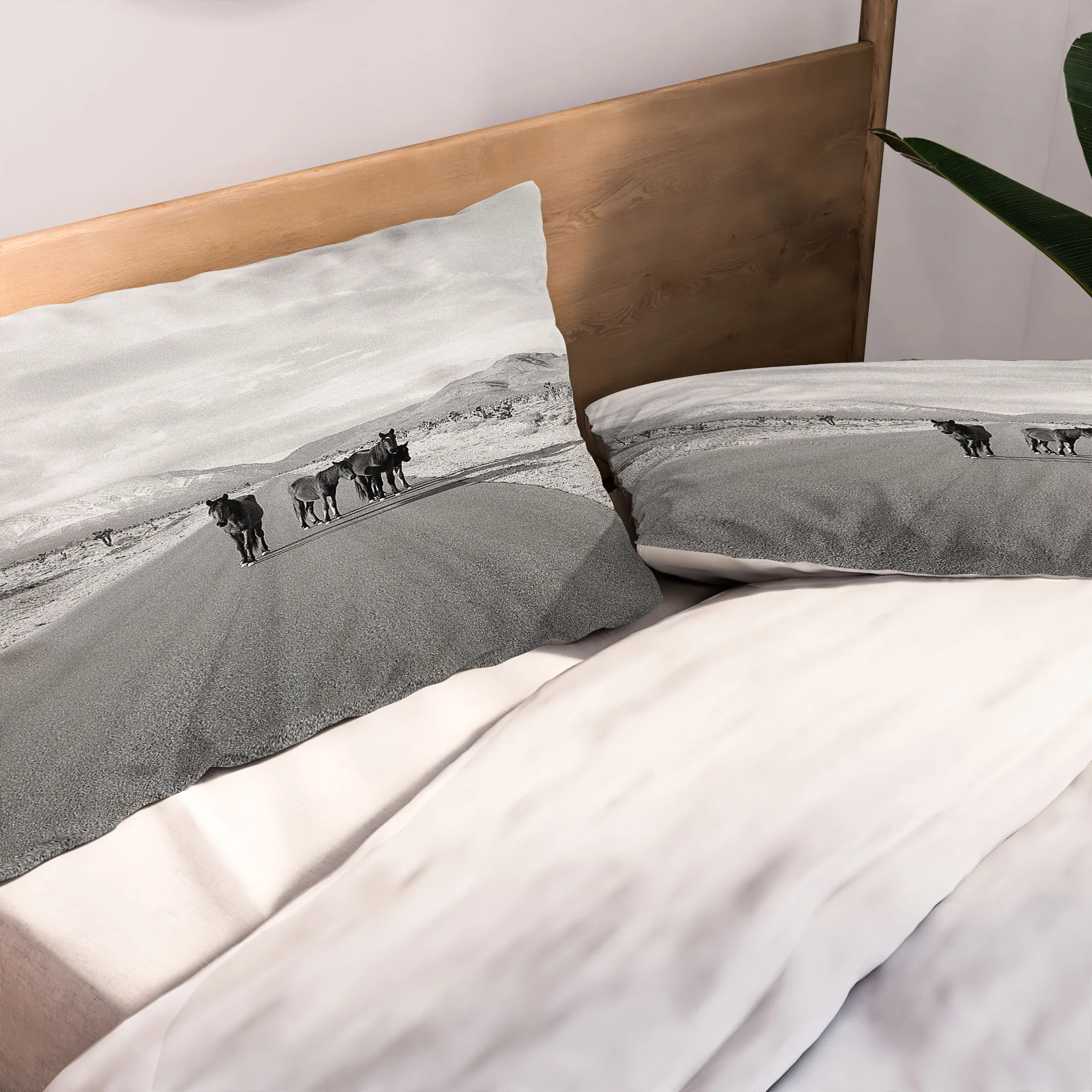 Kevin Russ Spring Mountain Wild Horses Pillow Shams - Image 5