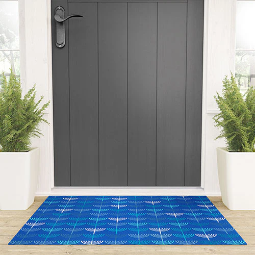 Kierkegaard Design Studio Hanukkah Chanukah Menorah Welcome Mat - Image 4