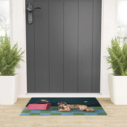 Laura Fedorowicz Happy Portrait Welcome Mat - Image 3