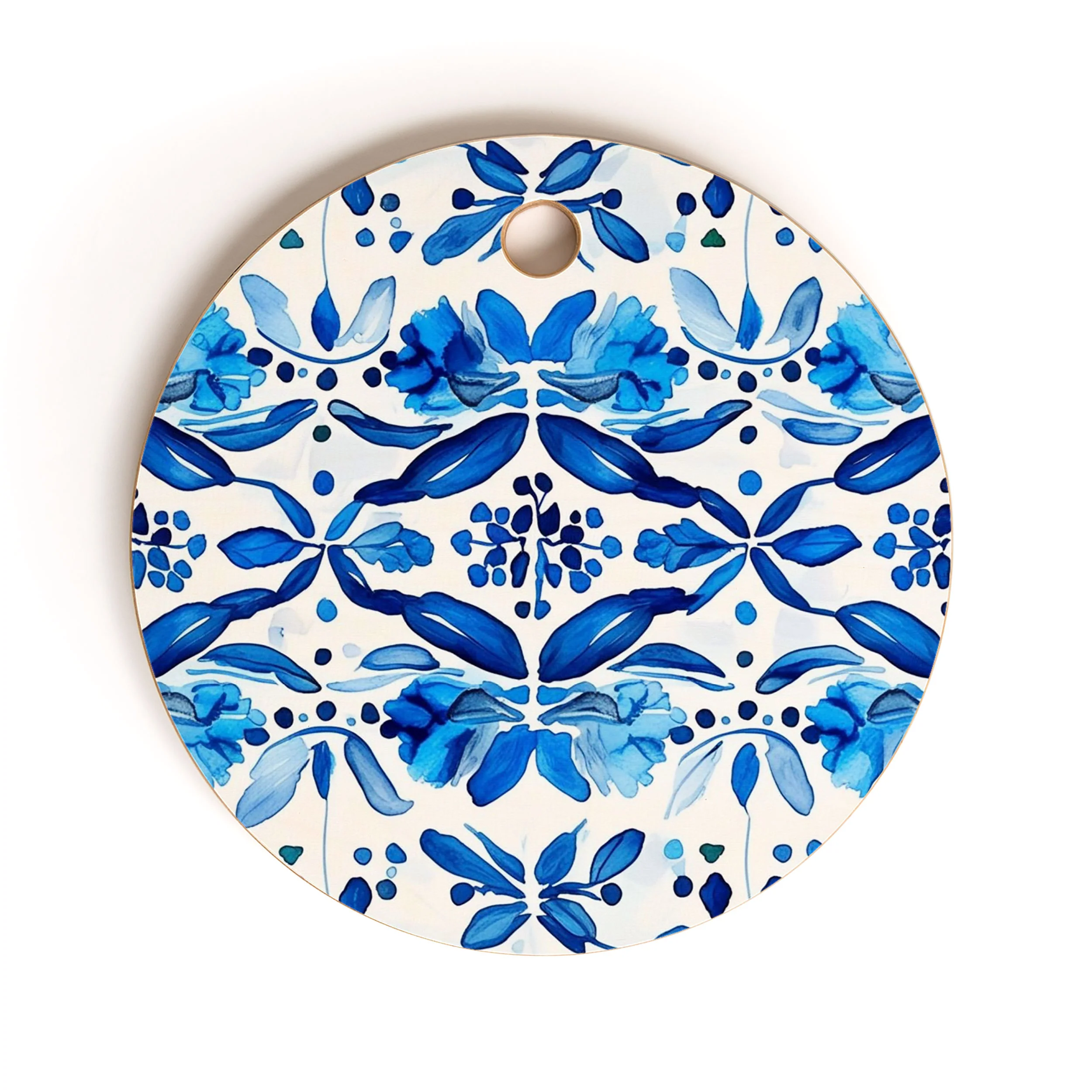 Laura Trevey Madrid Mist Cutting Board Round