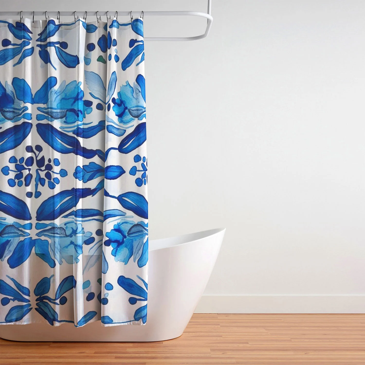 Laura Trevey Madrid Mist Shower Curtain - Image 4