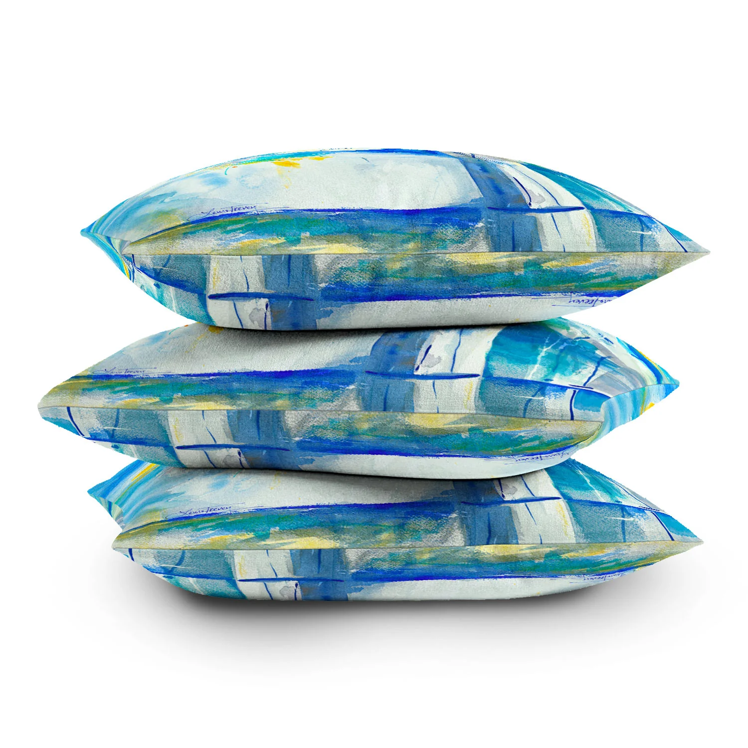 Laura Trevey Mallorca Throw Pillow - Image 4