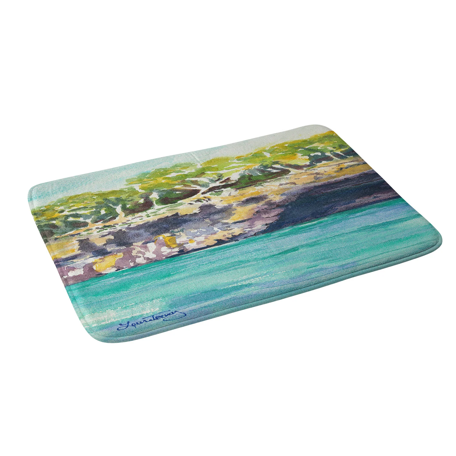 Laura Trevey Palma Cliffs Memory Foam Bath Mat - Image 2