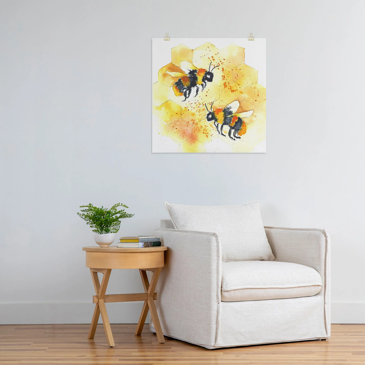 Laura Trevey Two Honey Bees Art Print - Image 21
