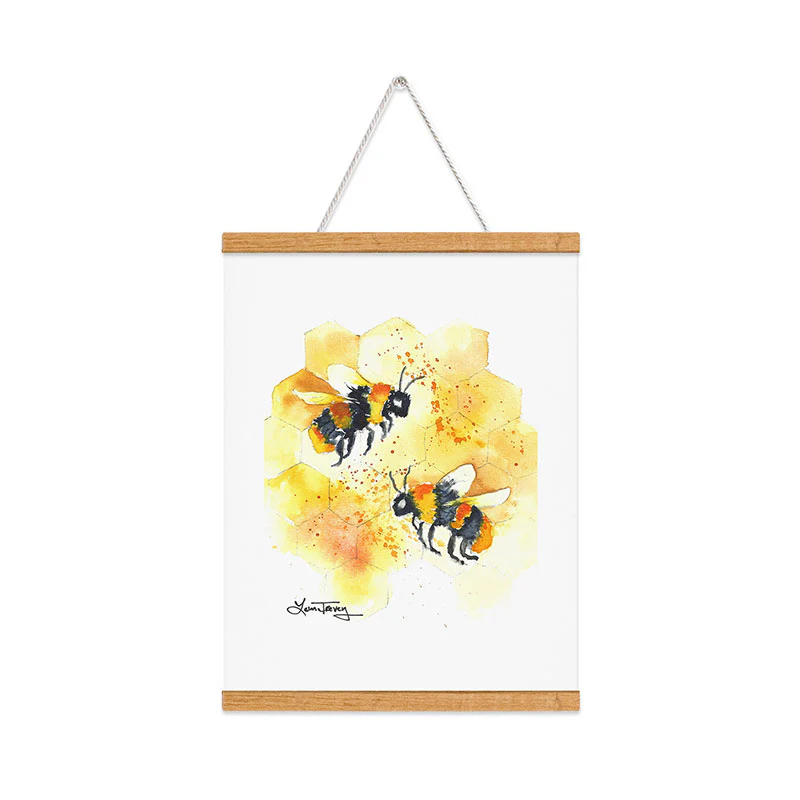 Laura Trevey Two Honey Bees Art Print - Image 31
