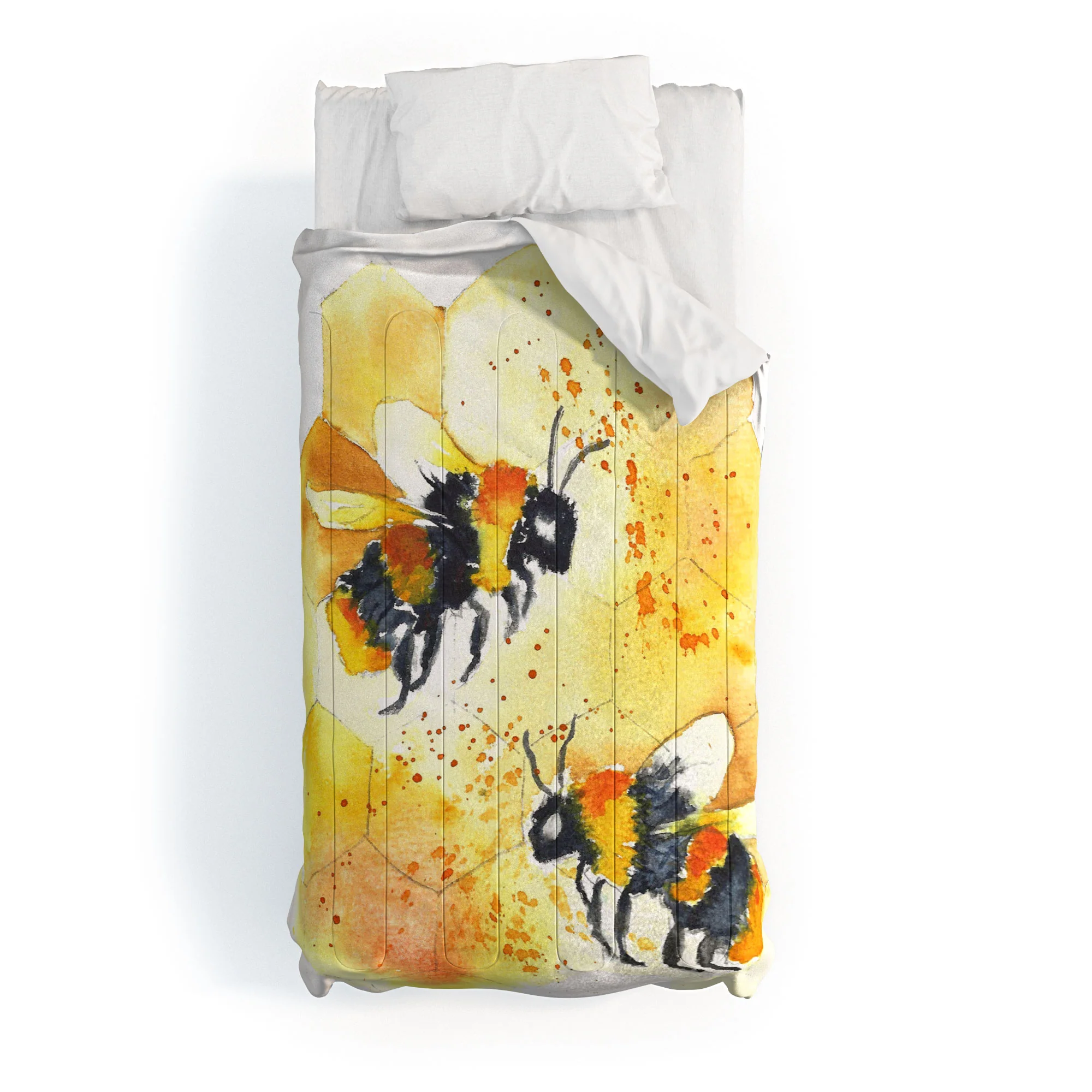 Laura Trevey Two Honey Bees Comforter - Image 4