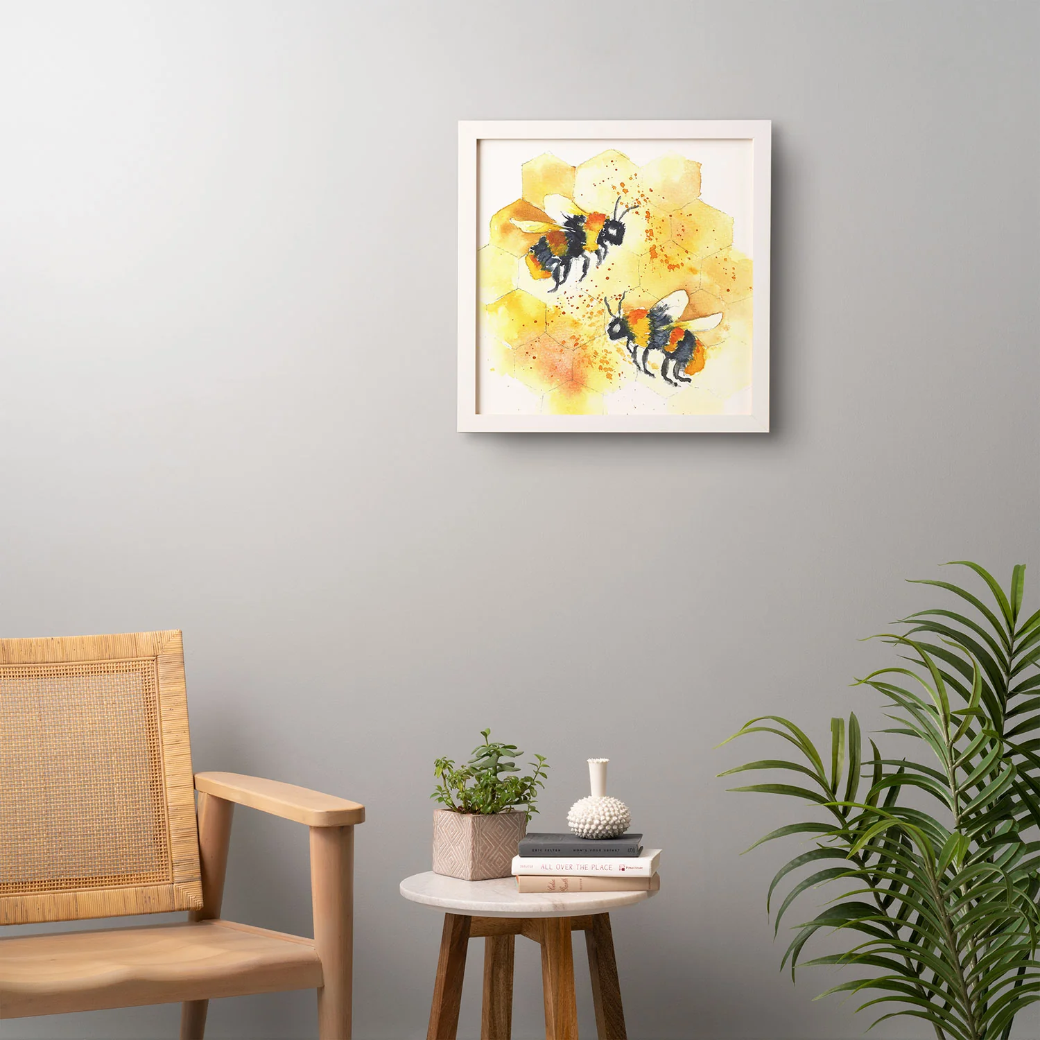 Laura Trevey Two Honey Bees Framed Wall Art - Image 16