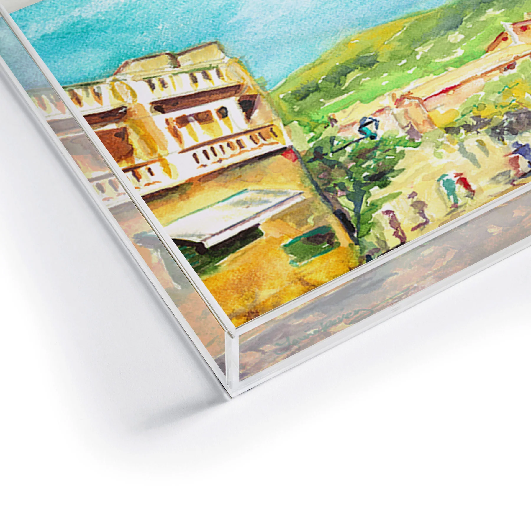Laura Trevey Valldemossa Village Acrylic Tray - Image 9