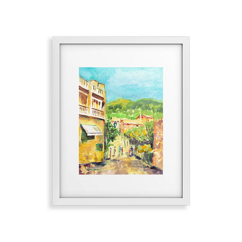 Laura Trevey Valldemossa Village Framed Art Print - Image 79