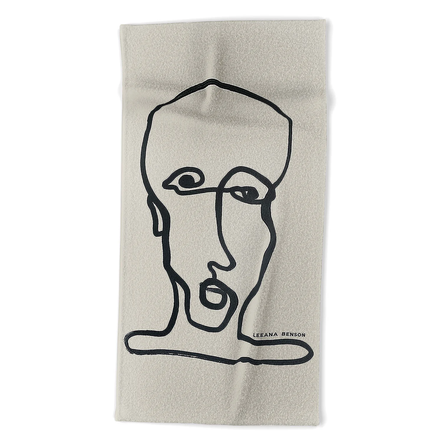 Leeana Benson Portrait 1 Beach Towel