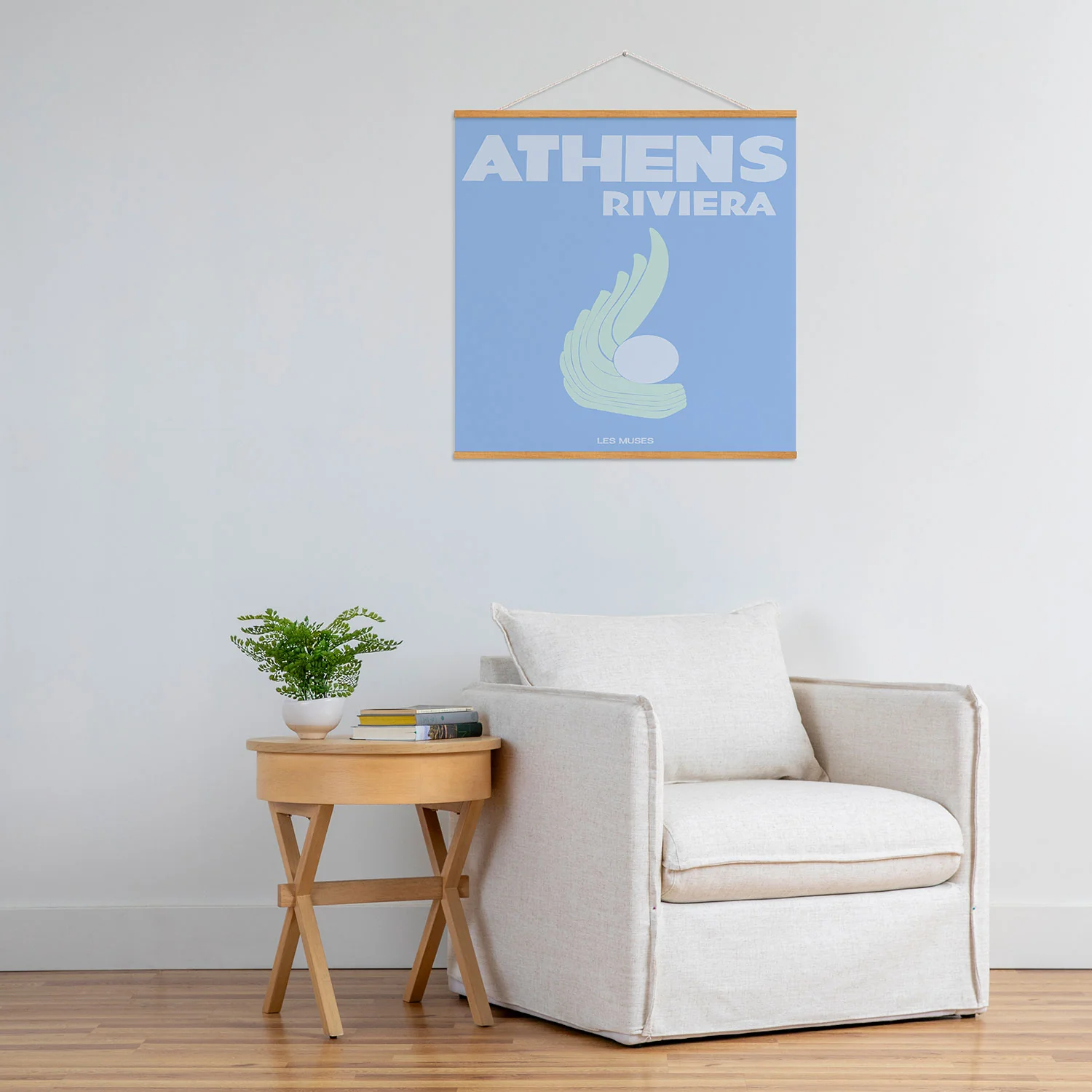 les muses athens riviera Art Print - Image 48