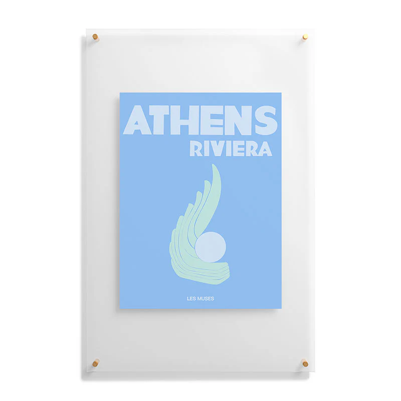 les muses athens riviera Floating Acrylic Print - Image 31