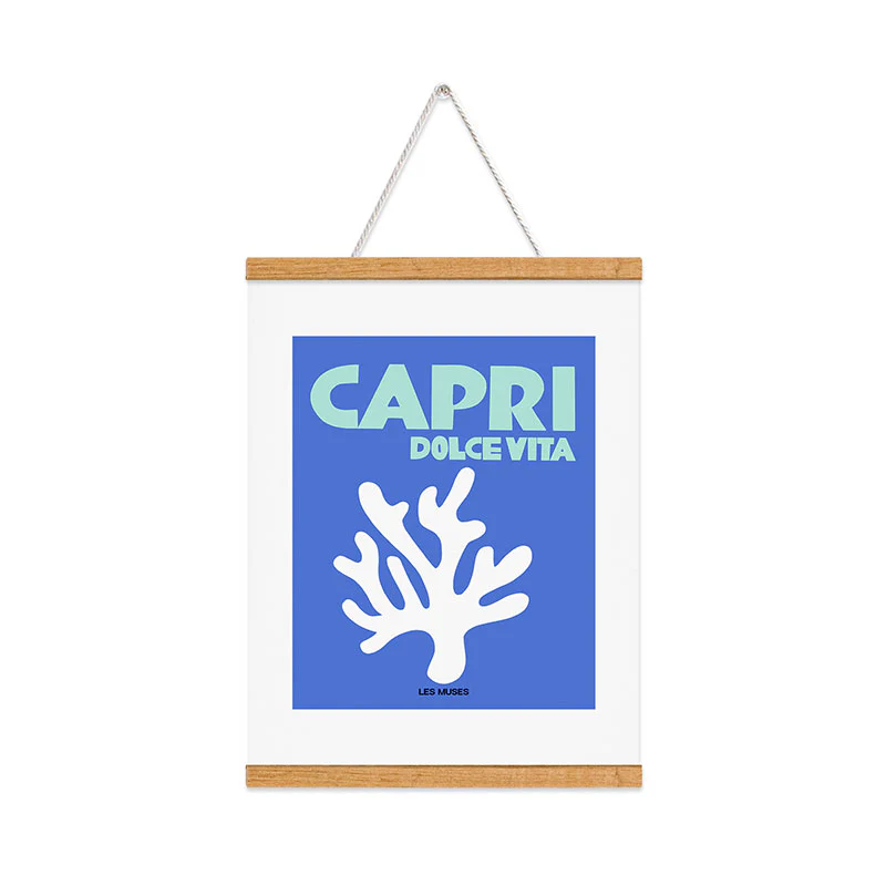 les muses capri dolce vita Art Print - Image 31