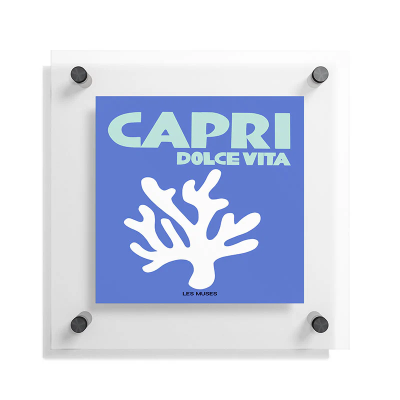 les muses capri dolce vita Floating Acrylic Print - Image 11