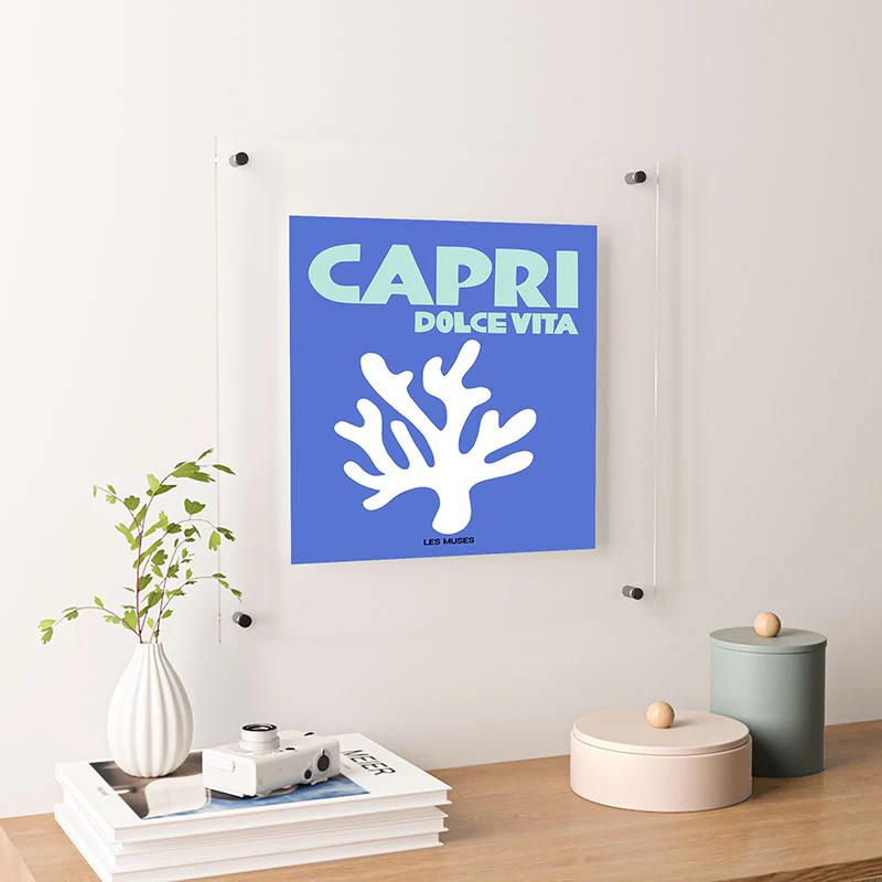 les muses capri dolce vita Floating Acrylic Print - Image 30