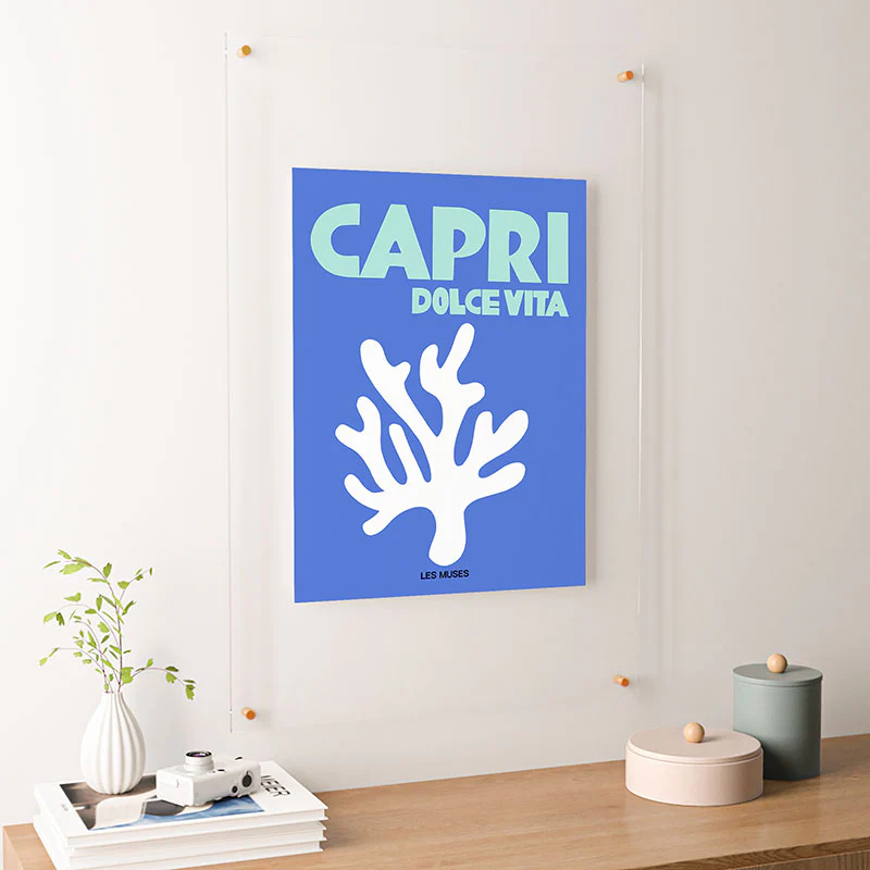 les muses capri dolce vita Floating Acrylic Print - Image 32