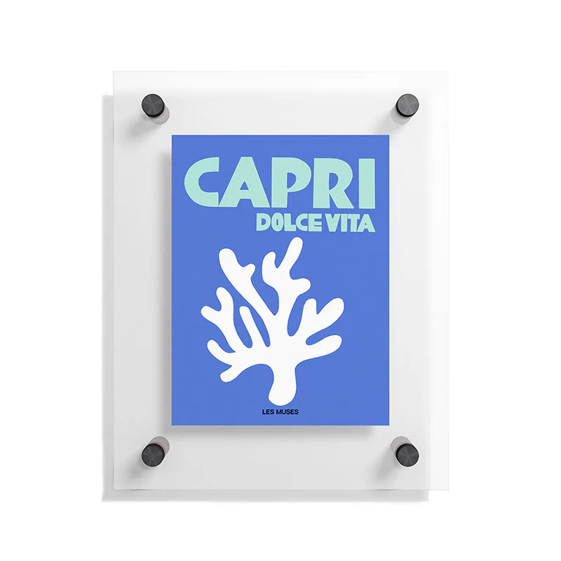 les muses capri dolce vita Floating Acrylic Print - Image 5