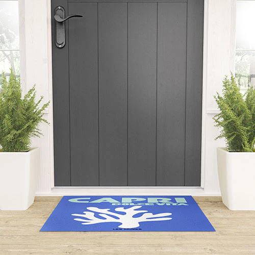 les muses capri dolce vita Welcome Mat - Image 3