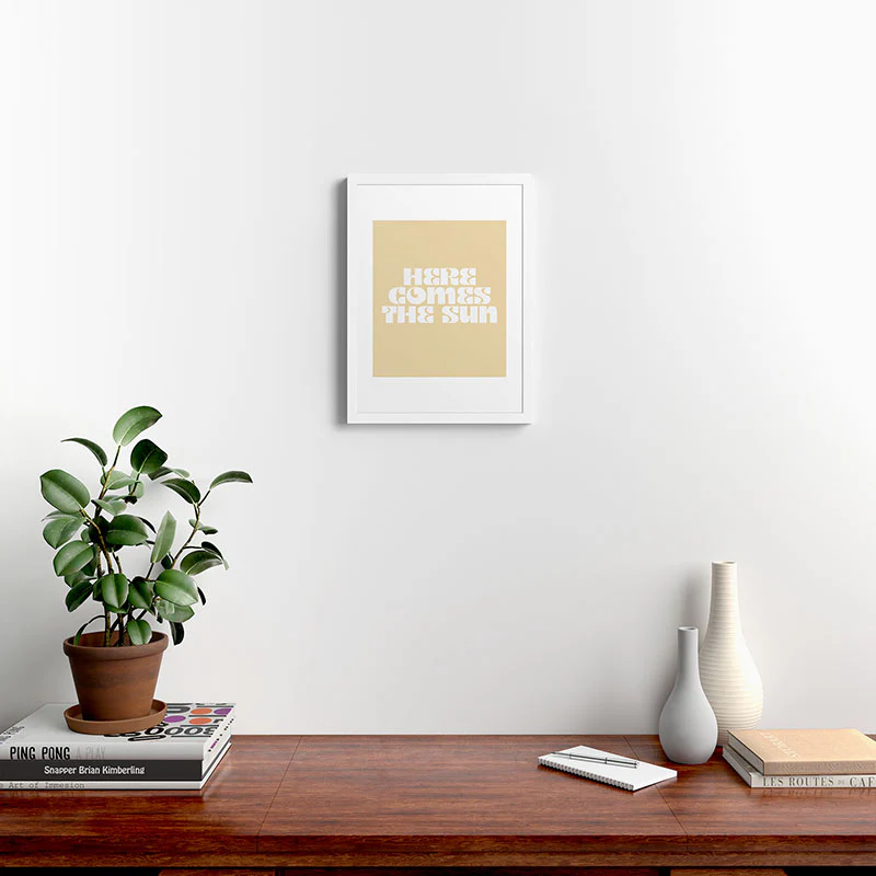 les muses here comes the sun I Framed Art Print - Image 42