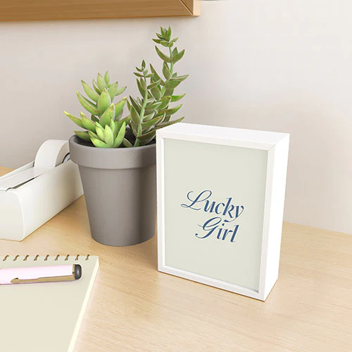 les muses lucky girl Framed Mini Art Print - Image 5