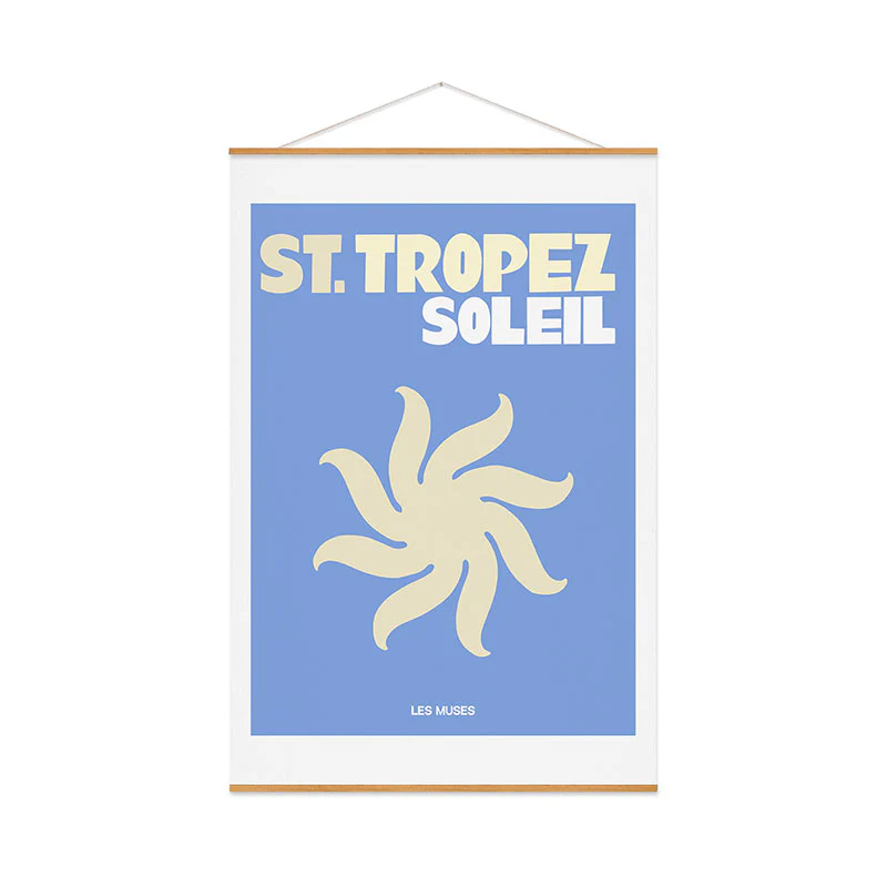 les muses st tropez soleil Art Print - Image 52