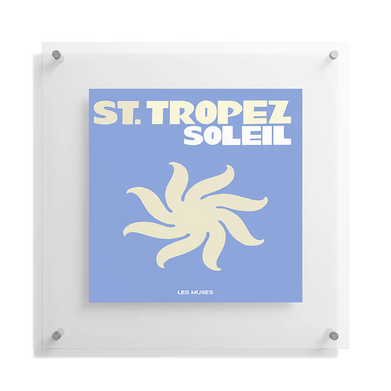 les muses st tropez soleil Floating Acrylic Print - Image 27