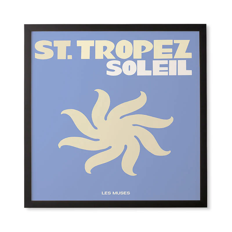 les muses st tropez soleil Framed Wall Art - Image 11