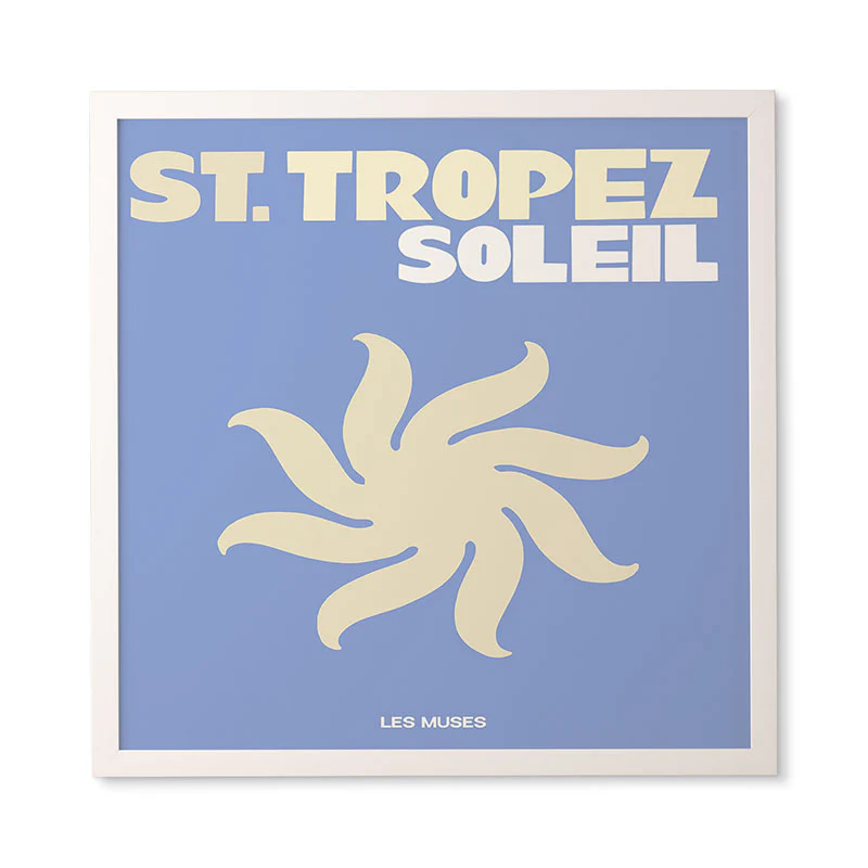 les muses st tropez soleil Framed Wall Art - Image 17