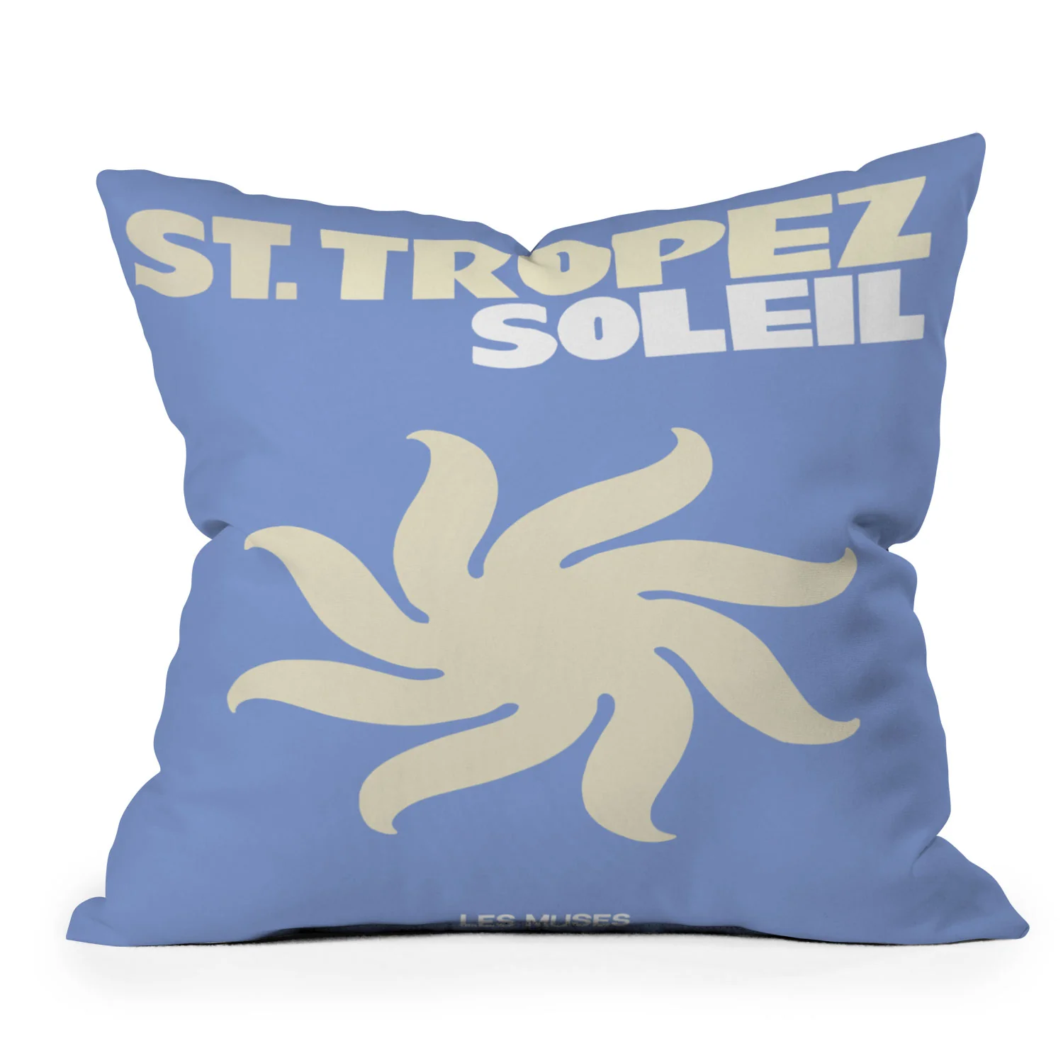les muses st tropez soleil Outdoor Throw Pillow - Image 2