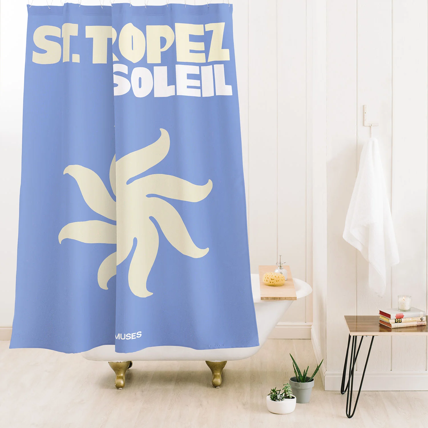 les muses st tropez soleil Shower Curtain - Image 2