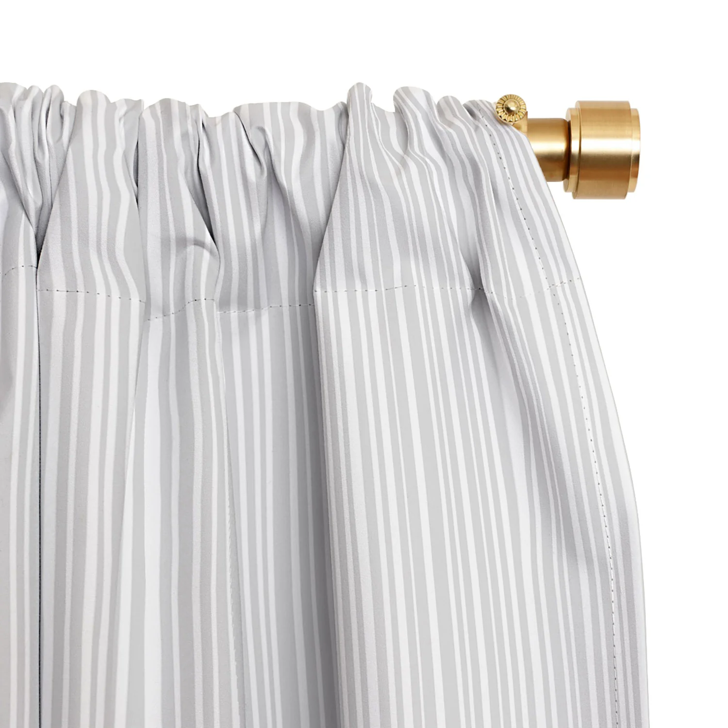 Lisa Argyropoulos Dove Stripe Blackout Window Curtain - Image 3