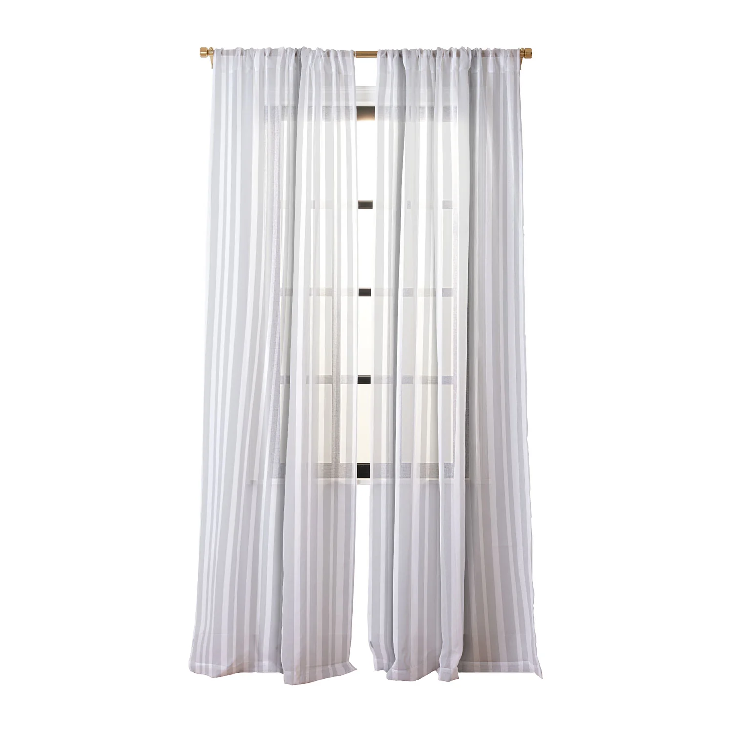 Lisa Argyropoulos Dove Stripe Sheer Non Repeat