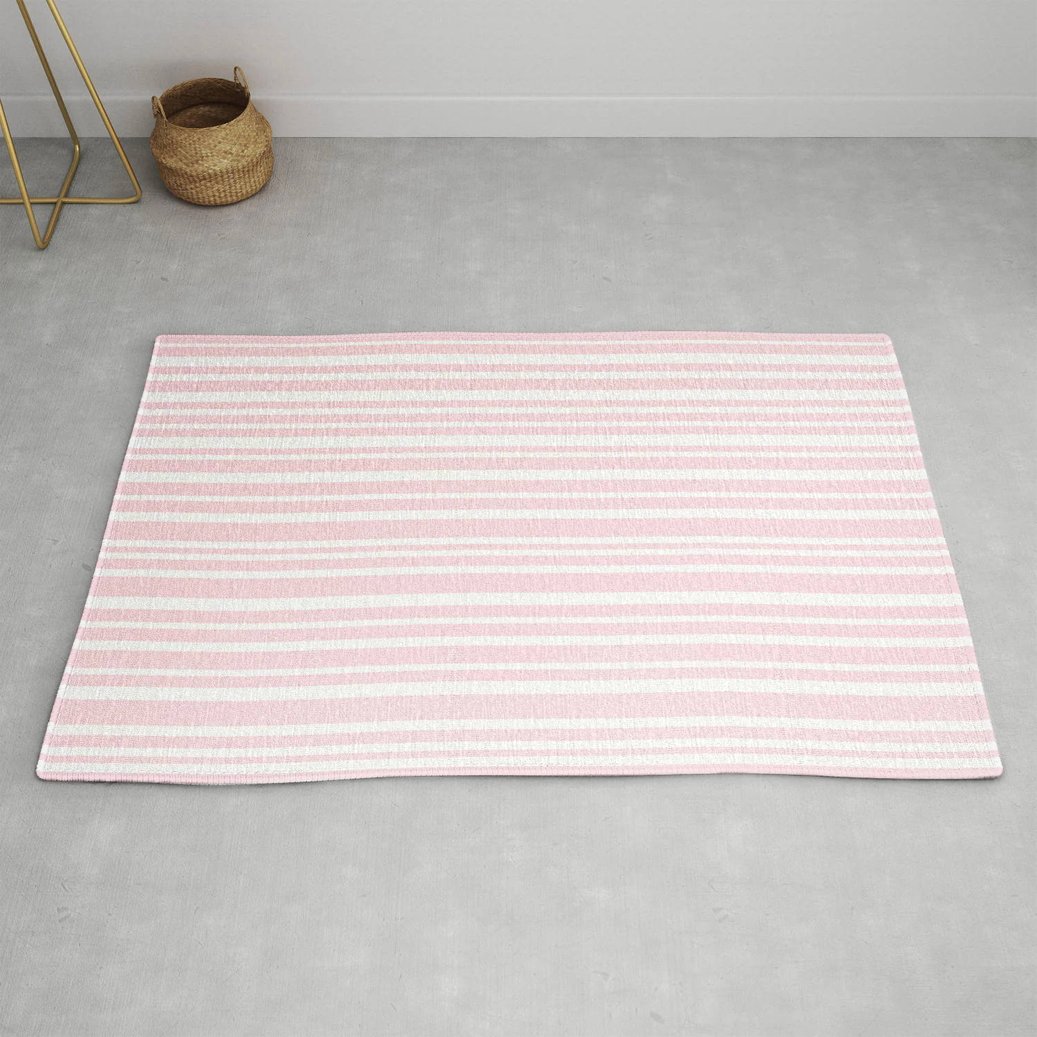 Lisa Argyropoulos Soft Blush Stripes Area Rug - Image 12