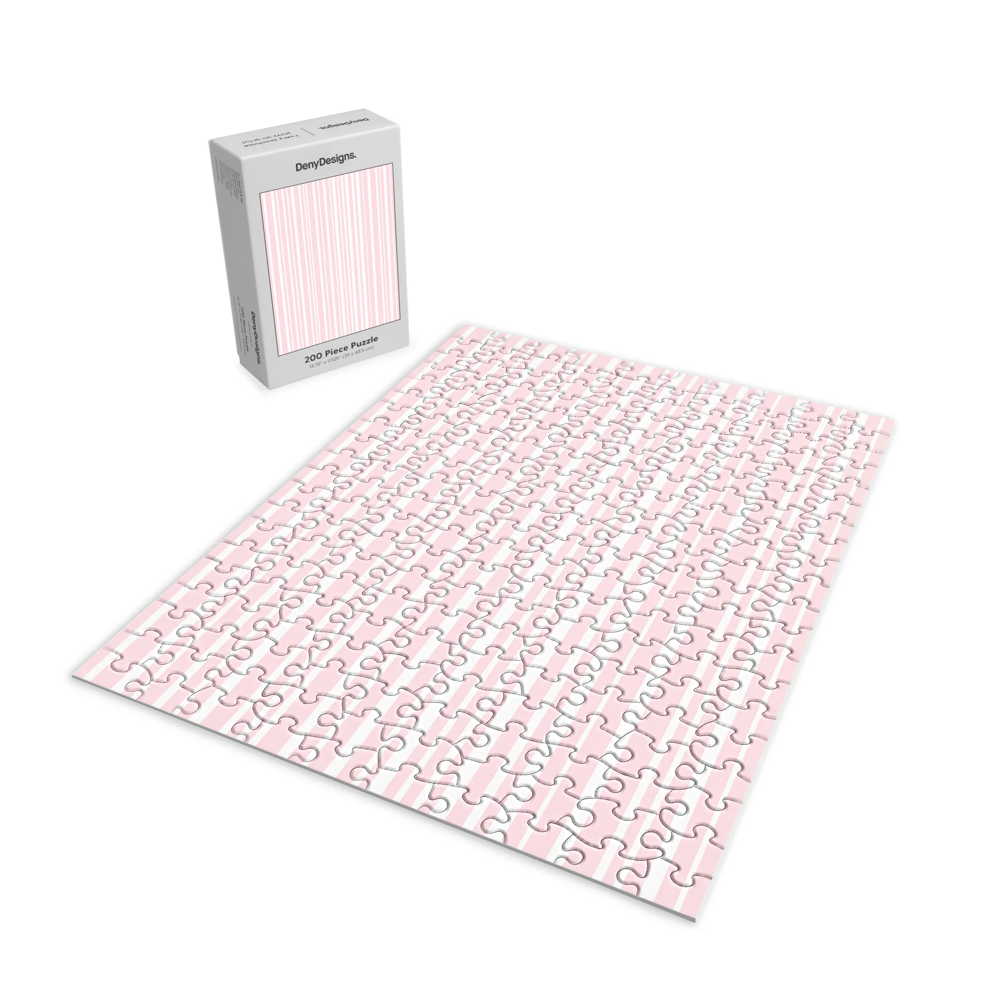 Lisa Argyropoulos Soft Blush Stripes Puzzle - Image 4